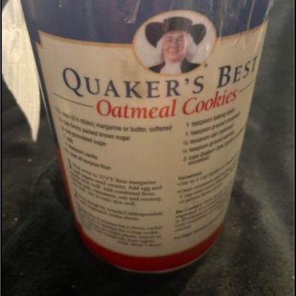 Old Fashioned Quaker Oats Cookie Jar 1877-1987 limited Edition. Near mint - Picture 2 of 7
